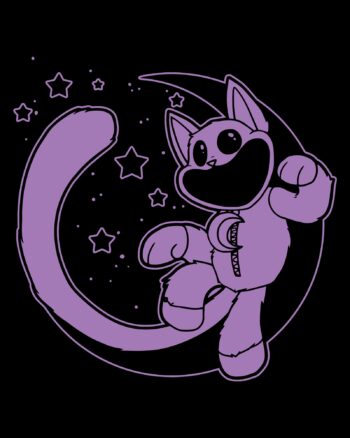CatNap Moon Black Tee - Image 2
