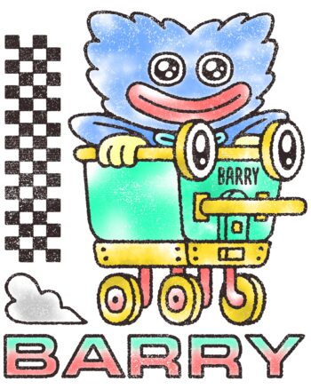 Barry Cart White Tee - Image 2