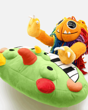 Interactive Pianosaurus Plush Pillow - Image 9