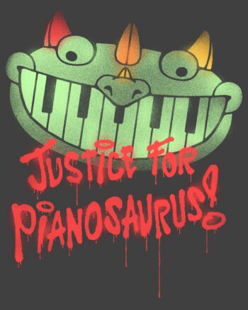 Justice For Pianosaurus Pullover - Image 2