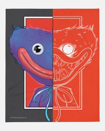 Good and Evil Huggy Wuggy Blanket