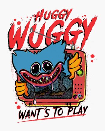 Huggy Wuggy "Wants To Play" Tee - Image 2