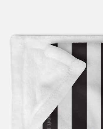 Monster CatNap Kids Faces Striped Throw Blanket - Image 2