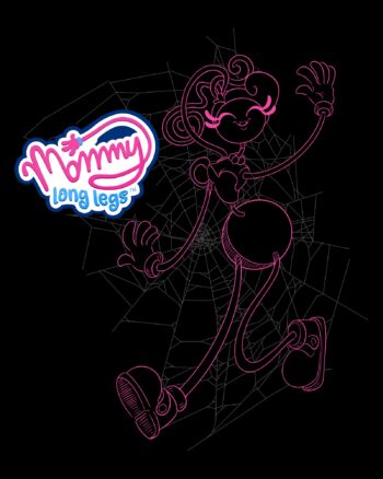 Mommy Long Legs Logo Web Tee - Image 2