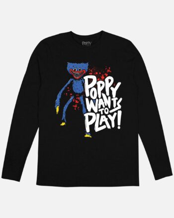 Poppy Wants To Play Long Sleeve Tee