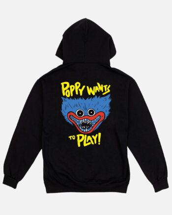 It's Playtime Poppy Gang Drawstring Hoodie - Image 2