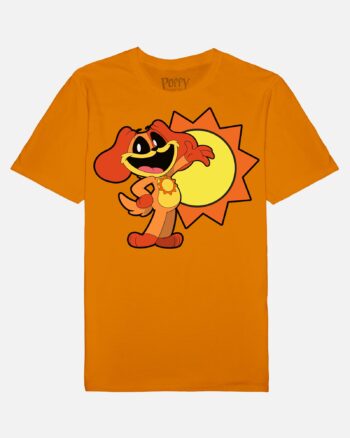 DogDay Cartoon Sun Orange Tee