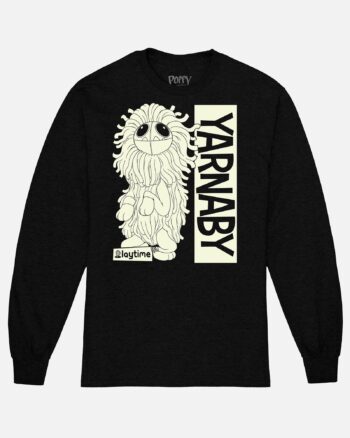 Yarnaby Sitting Black Long Sleeve Tee