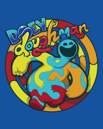 Doey The Doughman Blue Tee - Image 2