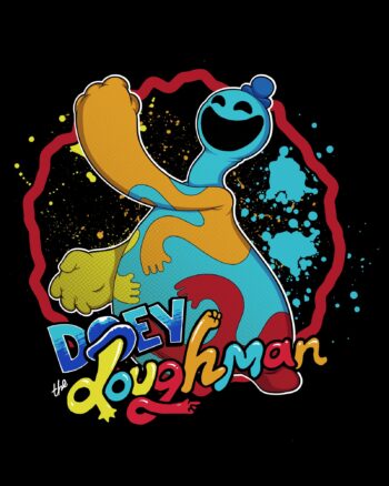Doey The Doughman Black Tee - Image 2