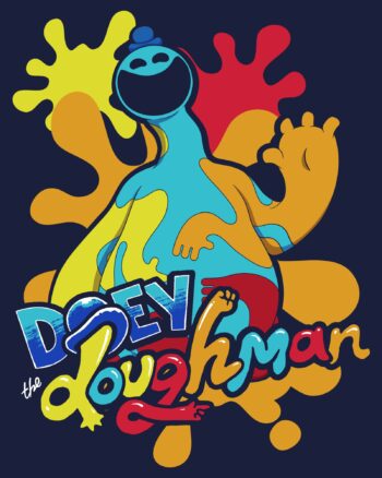 Doey The Doughman Navy Tee - Image 3