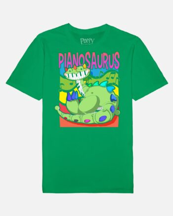 Pianosaurus Green Tee