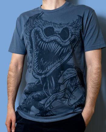 Nightmare Huggy Wuggy Oversize Print Tee - Image 2