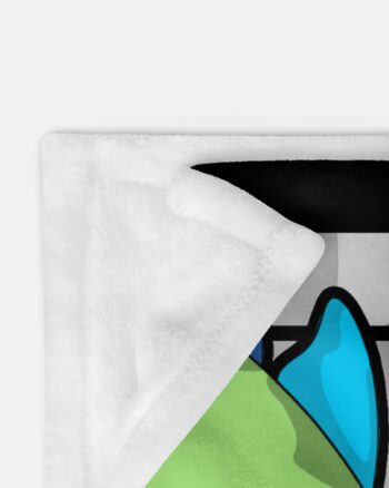 Pianosaurus Piano Key Throw Blanket - Image 2