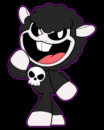 BabaChops Black Tee - Image 2